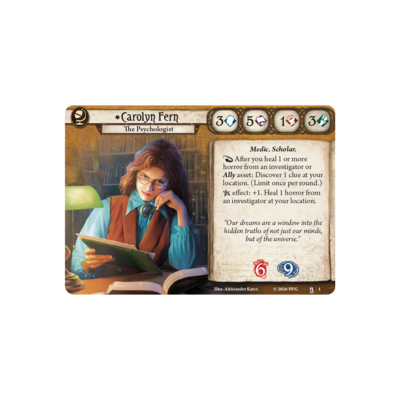 Arkham Horror LCG: Carolyn Fern Investigator Deck