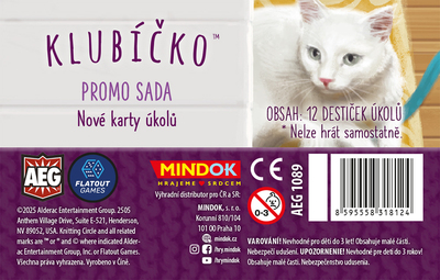 Bonus: Promo baliček Nové karty úkolu ku hre Klubíčko