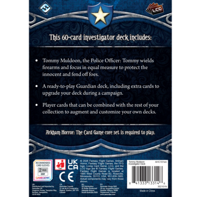 Arkham Horror LCG: Tommy Muldoon Investigator Deck (expansion)