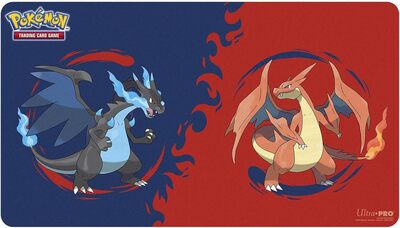 Podložka: Pokémon Mega Charizard X and Mega Charizard Y