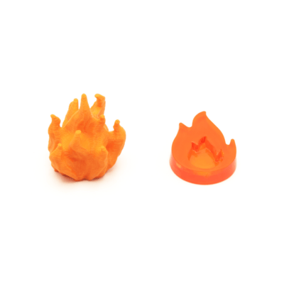 Nemesis & Nemesis Lockdown: Fire tokens 3dPrint (12 ks)