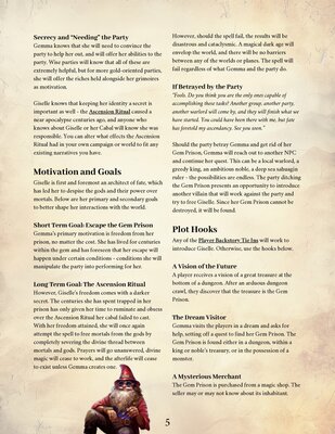 Drop in Villains and Factions