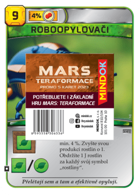Mars Teraformace: promo 5 karet 2023 (rozšírenie)