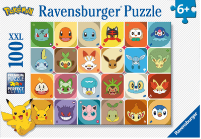 Puzzle Pokémon tváre (100ks)
