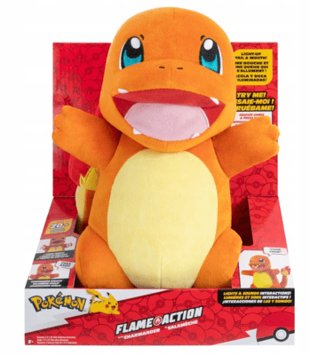 Plyšová figúrka Pokémon Charmander Flame Action 30cm