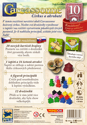 Carcassonne 10: Cirkus a akrobaté 2025 (rozšírenie)