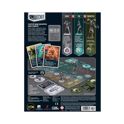 Sada Unmatched: Zaklínač Pád říší, Stříbro a ocel + figúrka