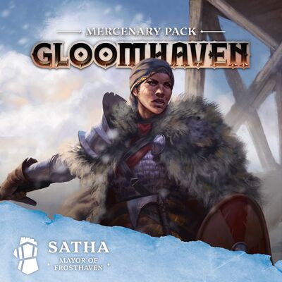 Gloomhaven Mercenary Pack Satha Mayor of Frosthaven (expansion)