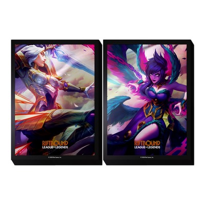 Obaly LOL Riftbound Vendetta Art Sleeves Kayle vs. Morgana
