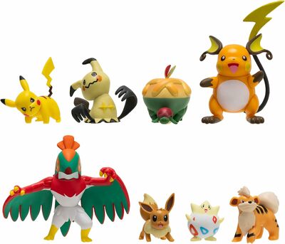 Figúrka Pokémon Battle Figure - 8-pack