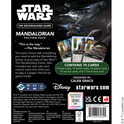 Star Wars: The Deckbuilding Game - Mandalorian Faction pack (expansion)
