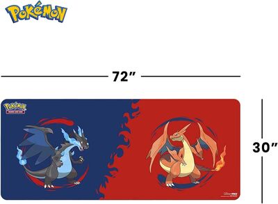 Herná podložka Pokémon Mega Charizard X and Mega Charizard 6ft/183cm