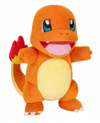 Plyšová figúrka Pokémon Charmander Flame Action 30cm
