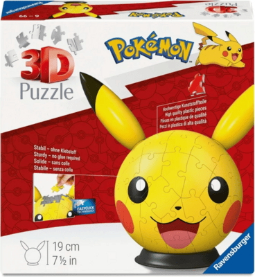 3D puzzle Pokémon - Pikachu with ears (81ks)