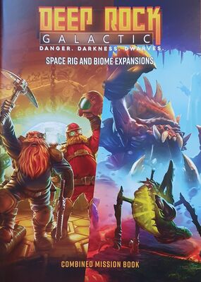 Deep Rock Galactic – Space Rig and Biome Expansions: Combined Mission Book (expansion)