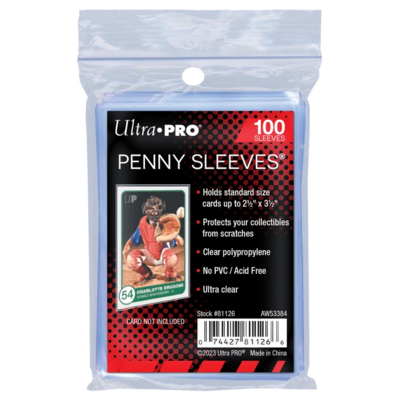 Obaly UltraPro Standard Sleeves - Penny Sleeves (100 ks - 67x92mm)