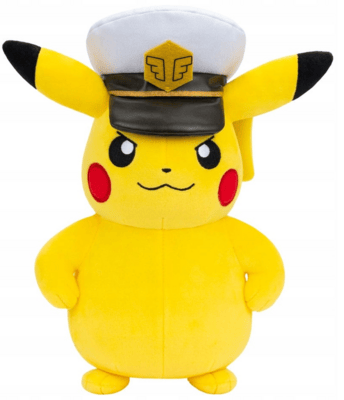 Plyšák: Pokémon Captain Pikachu 20cm