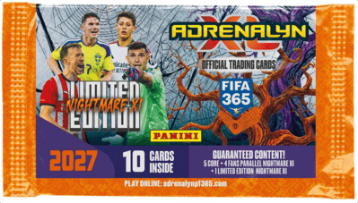 Panini FIFA 365 26/27 Adrenalyn NIGHTMARE XI booster