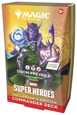 Marvel Super Heroes Collectors Commander Deck Display - Magic: the Gathering