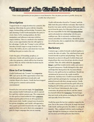 Drop in Villains and Factions