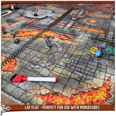mapa RPG The Dungeon Books of Battle Mats