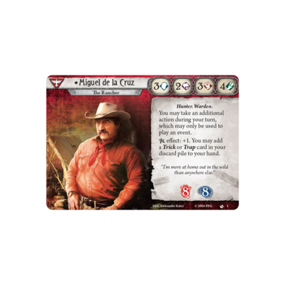 Arkham Horror LCG: Miguel de la Cruz Investigator Deck