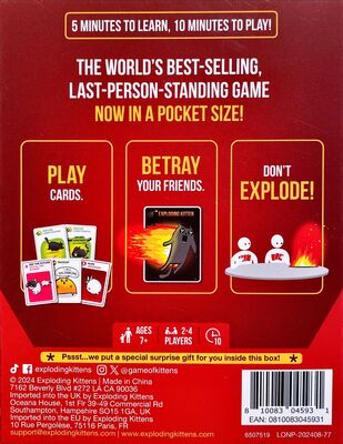 Exploding Kittens Grab & Game