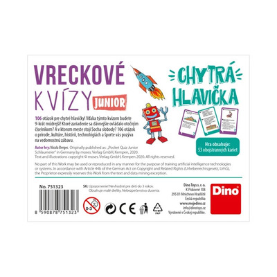 Vreckové kvízy junior – Chytrá hlavička