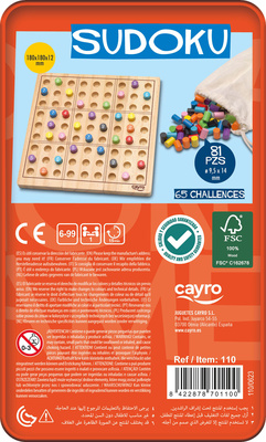 Sudoku Metal box
