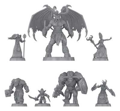 Dungeons & Dragons x World of Warcraft Miniatures Set 1