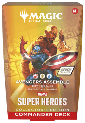 Marvel Super Heroes Collectors Commander Deck Display - Magic: the Gathering