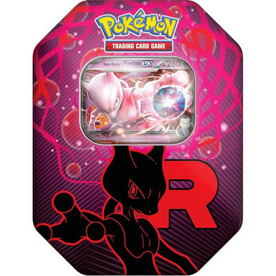 Pokémon: Team Rocket‘s Mewtwo ex Tin