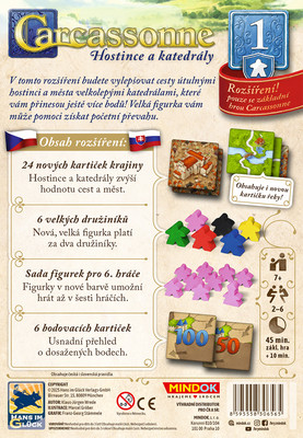 Carcassonne 1: Hostince a katedrály 2025 (rozšírenie)
