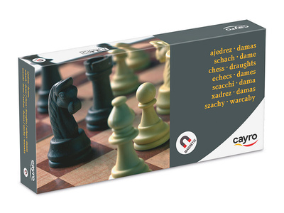 Šachy & Dáma magnetické (veľké)