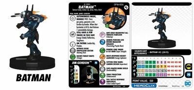 Batman - Commissioner Gordon For Sale Figure (Convention Exclusive): DC Comics HeroClix