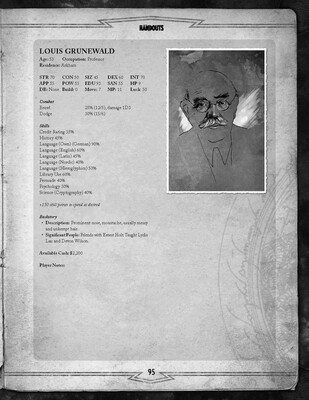 Call of Cthulhu RPG - Alone Against the Dark Solitaire Adventure