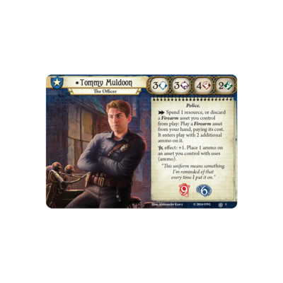 Arkham Horror LCG: Tommy Muldoon Investigator Deck (expansion)