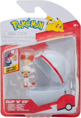 Figúrka Pokémon - Pokéball Scorbunny
