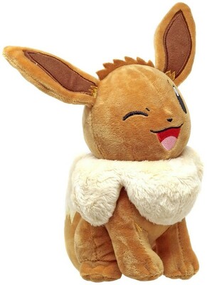 Plyšová figúrka Pokémon - žmurkajúci Eevee 20cm