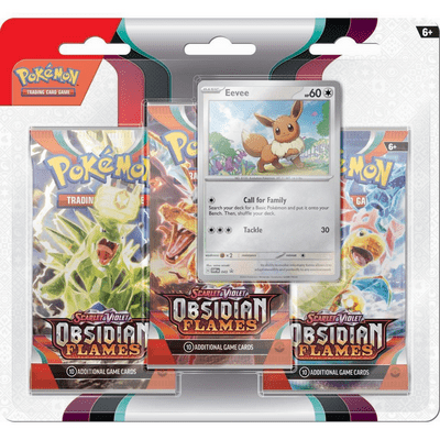 Pokémon: Eevee 3-pack blister Obsidian Flames