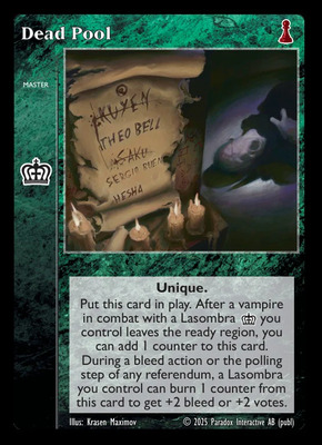 Vampire the Eternal Struggle New Blood Lasombra intro deck