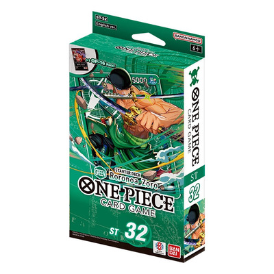 One Piece TCG: Roronoa Zoro Starter deck (Green, ST-32)