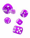 Kocky Oakie Doakie set 6k x 12ks 16mm Translucent - Purple