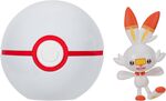 Figúrka Pokémon - Pokéball Scorbunny