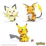 Mega Construx Pokémon: TRIO (Pichu, Pikachu, Raichu)