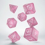 Kocky RPG set Elvish Shimmering pink & White (7ks)