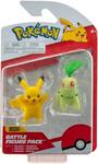 Figúrka Pokémon Battle Figure Pack - Pikachu a Chikorita