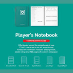 Character Quest Notebook - Heroic Blue