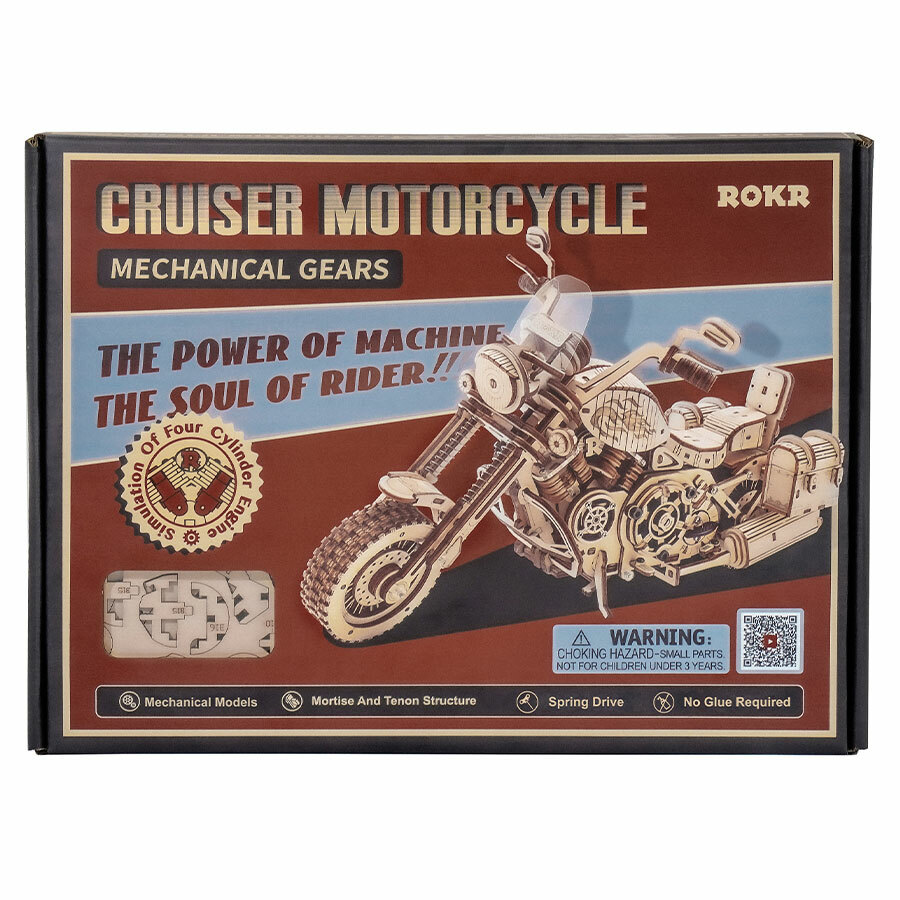 Nixim 3D Puzzle Motorka - mechanická