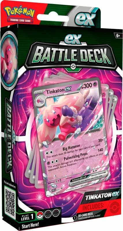 The Pokémon Company Pokémon Tinkaton ex - ex Battle Deck